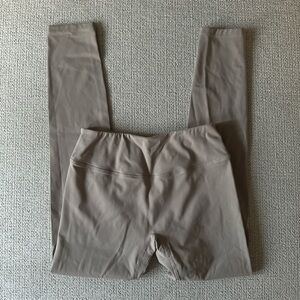 High-Waist no front seam Leggings in Taupe